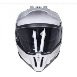 Kask motocyklowy Dual Sport LS2 MX702 Pioneer II Gloss White